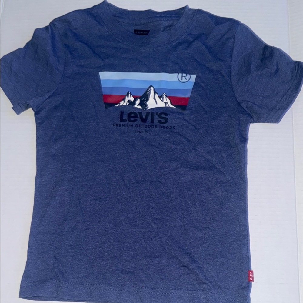 Levi's Blue Graphic Short Sleeve Tee